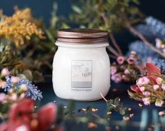 Scented NATURAL SOY wax CANDLES 240g