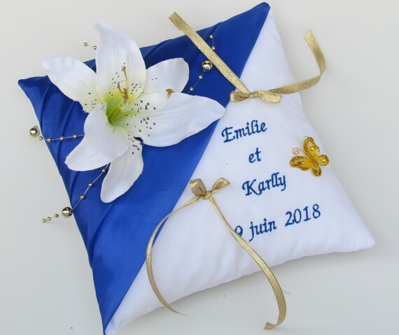Ring Cushions Wedding Ceremony White Satin Ring Bearer Pillow