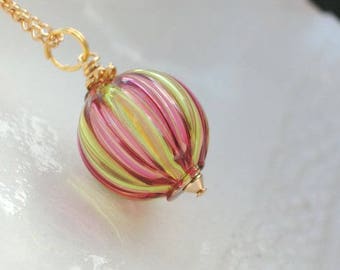 Murano Mini Blown Glass Necklace