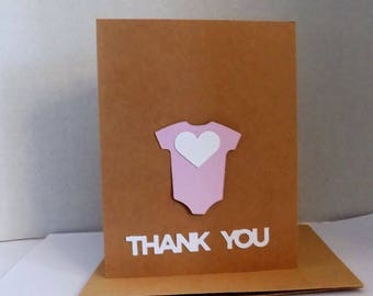 Baby Thank You Card, Welcome Baby Card, Baby Shower Greeting Card, Thank You Baby Card, Baby Girl Card, Baby Shower Card, Baby Announcement