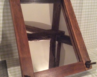 Vintage Tennis Racquet Press mirror