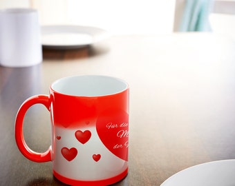 Farbwechseltasse für die beste Mutter - Morph Mug mit Spruch für Mama - Muttertag