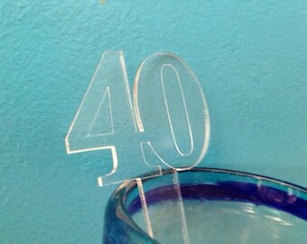 Custom Birthday Party Stir Sticks