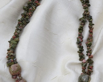 Jasper Beaded Necklace