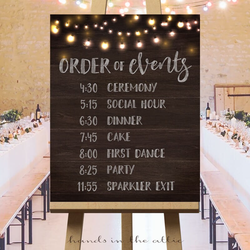Printable large wedding signs rustic wedding ideas wedding