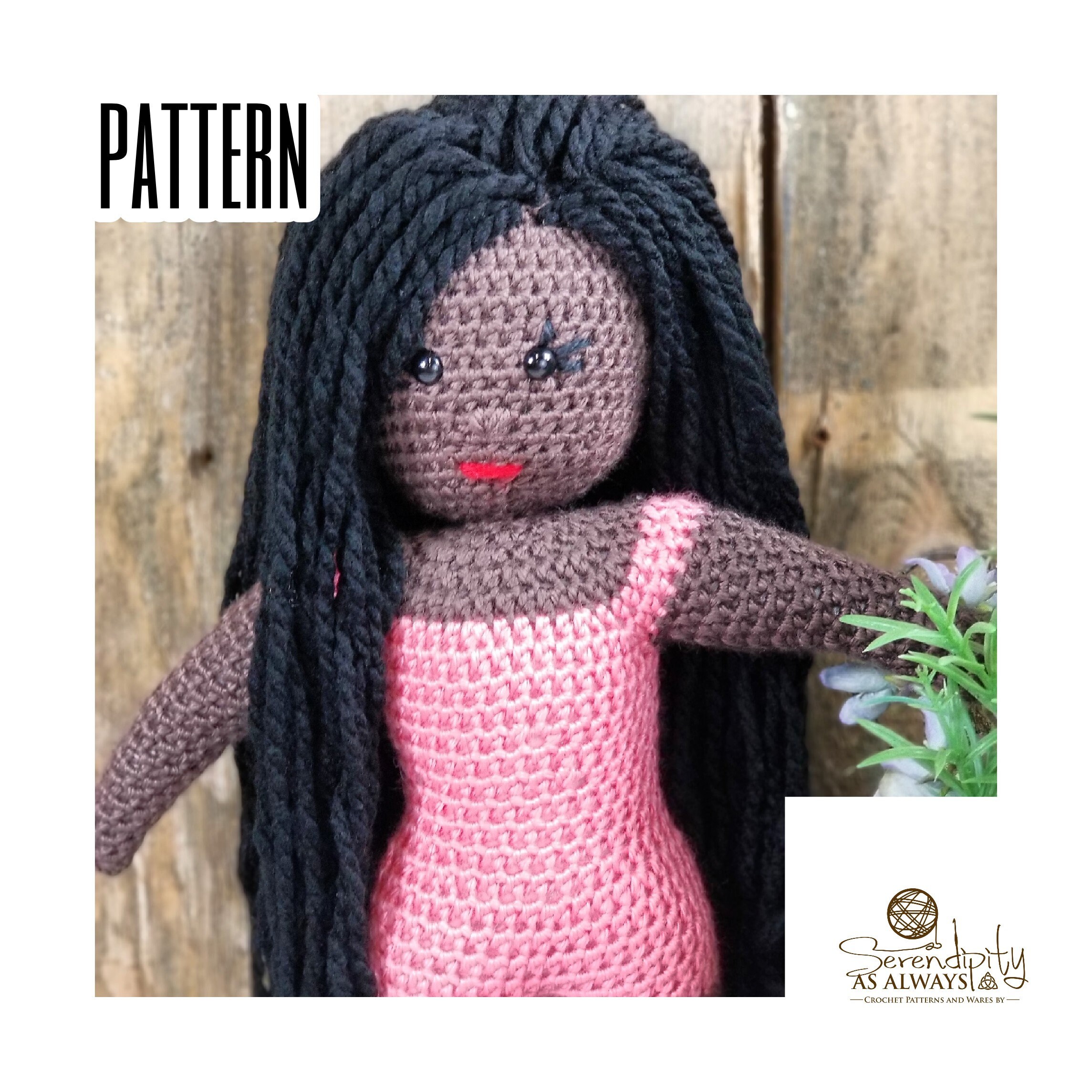 Crochet Doll PATTERN Goddess Doll Crochet Pattern