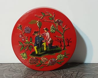 Vintage poudre boîte à poudre compacte mignon