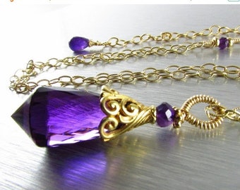 15 Off Amethyst Luxe Necklace - Soul Surviver