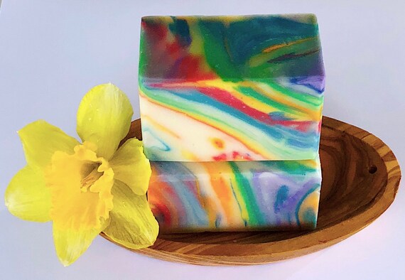 Rainbow Swirl Soap