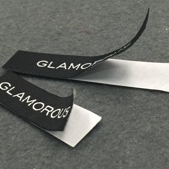 100-1000 pcs Custom adhesive clothing labels peel off