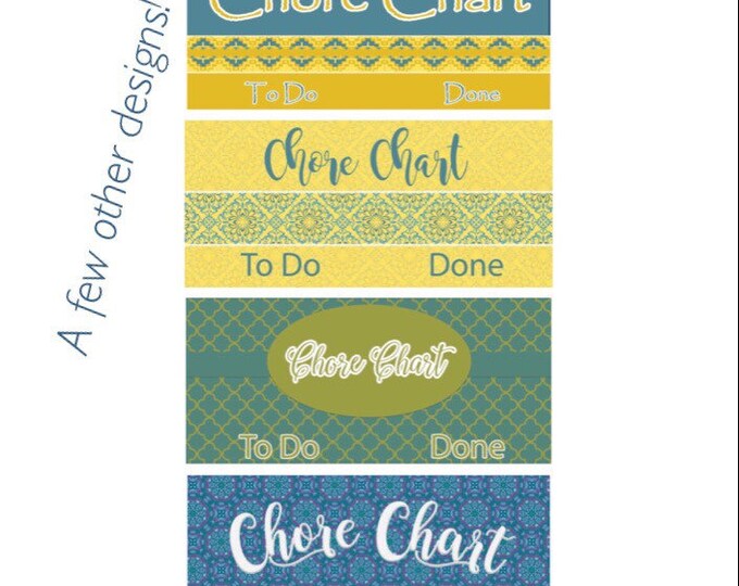 Magnetic Chore Chart - Kids Chore Chart - Reward Chart - Family Chores - Behavior Chart - Christian Home - Bible Verse - Train Up a Child