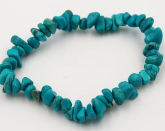 Magnesite Turquoise Splinter Bracelet