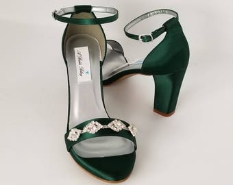 Green wedding shoes | Etsy