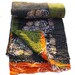 Vintage Reversible Kantha Quilt Old Cotton Kantha Quilt Handmade Blanket cotton Reversible Kantha Quilt