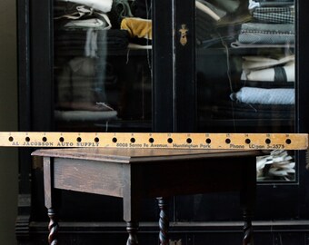 Vintage auto shop yardstick, Al Jacobson Auto Supply