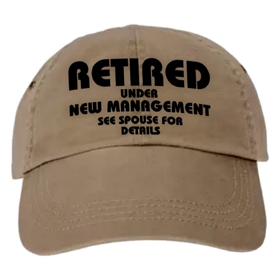 Retirement Hat Gift Funny Retired Baseball Cap Retirement