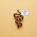 SECONDS SALE - hard enamel pins with minor flaws - rose gold Constellation Snake Hard Enamel Pin (collaboration with KWT designs)