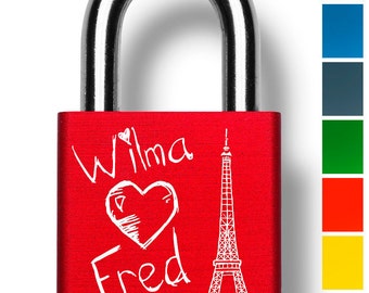 Engraved Love Lock - Love Padlock