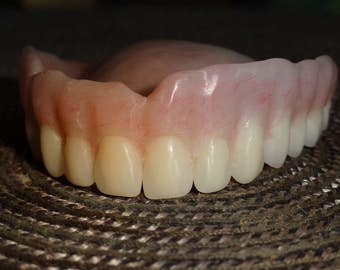 Denture upper false teeth large