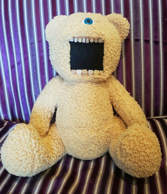 teddy with teeth