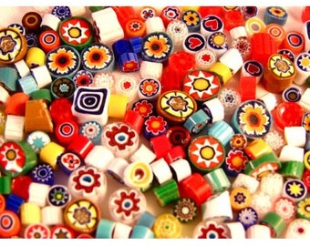 Millefiori Murrano- Mixed 20 grams