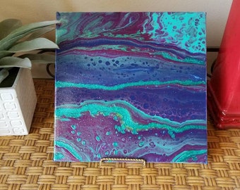Original acrylic painting on stretched canvas.