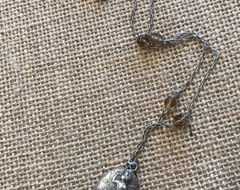Artisan Made Art Nouveau Inspo Cherub Necklace