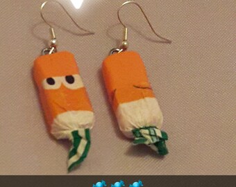Earrings candy caramel