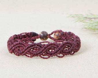 Macrame bracelet, handmade jewelry, micro macrame, friendship bracelet