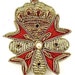 Sale!Crest Patch Appliqué with Gold Bullion Thread - 8912-1252