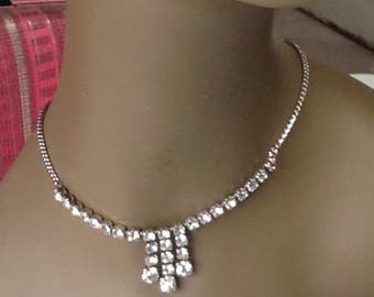 Kramer rhinestone necklace