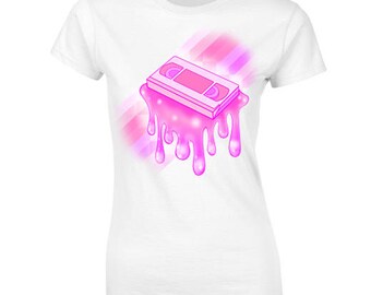 Kawaii Fairy Kei Vaporwave VHS Shirt