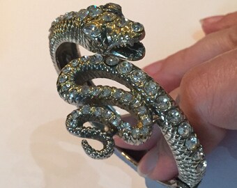 Vintage Snake bracelet, divine costume piece