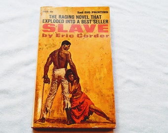 Vintage Paperback, "Slave" by Eric Corder, 1968.