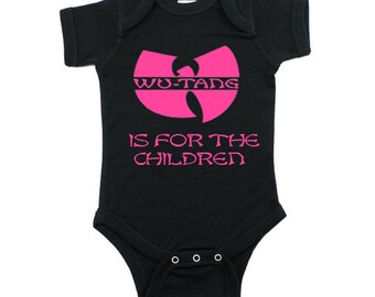 Wu Tang is for the children onesie, WU TANG CLAN baby appeal, Wu Tang Clan Clothing, Wu Tang Music, Wu Tang Sons, Wu Tang Gift, Wu Tang Baby