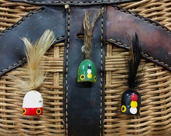 Vintage Fishing / Fly Fishing / Popper Lures / Flies
