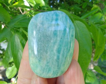 Amazonite Palm Stone #2 - 2.0" (56g)