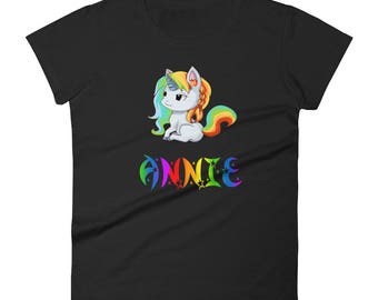 Annie Unicorn Ladies T-Shirt