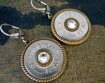Shotgun Shell Earrings - Bullet Earrings - Dangle Earrings G629