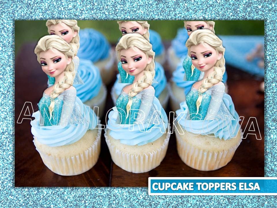 Elsa Cupcake Toppers Frozen Cupcake Toppers Printables Elsa