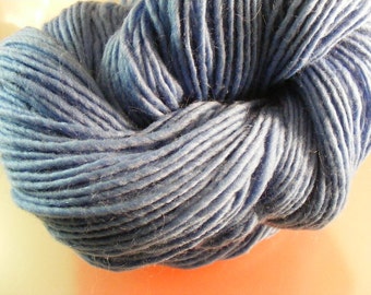 SALE... Was 8.50... Now 6.00...BLUEJAY...handspun, handpainted wool yarn...4oz...180yd