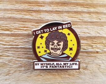 Clearance!! Nacho Libre Inspired Enamel Pin