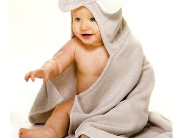 Monogram Hooded Baby Towel / Bunny Elephant Duck Dinosaur / Personalized Baby Boy / Baby Girl / Unisex Hooded Towel / Baby Gift