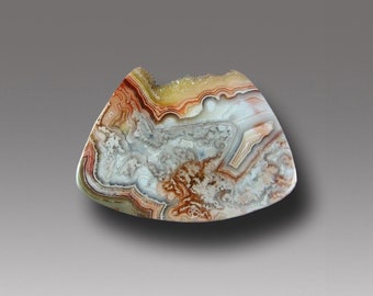 Laguna Lace Agate Cabochon Natural Stone Cab druzy top