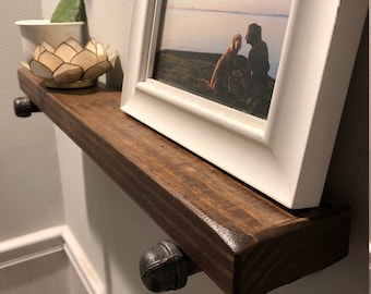 MANY SIZES, Floating shelves, Modern, Barn, Rustic floating shelf, Reclaimed wood shelves, Pipe shelf, Rustic shelf, Farmhouse