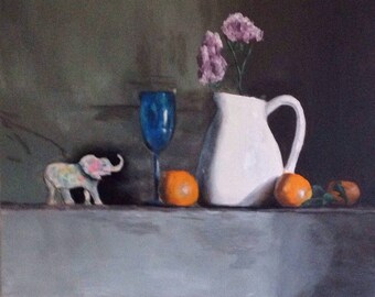 Still life painting / original painting / acrylic painting / 24x 30 inch / canvas art / painting on canvas