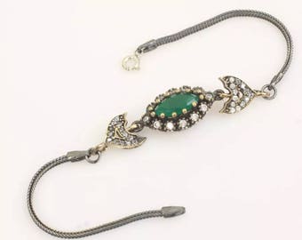sterling silver Esmeralda bracelet