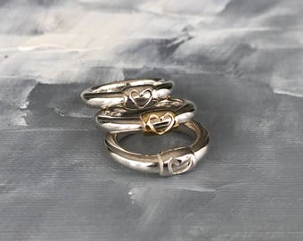 Sterling Silver 925 Stackable Rings