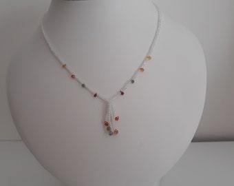 Sapphire and Topaz Necklace