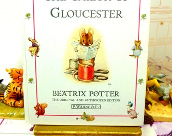 The Tailor of Gloucester Beatrix Potter Beautiful Illustrations Vintage Hardback Book 1st Edition Thus
